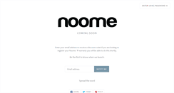 Desktop Screenshot of noome.com