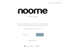 Tablet Screenshot of noome.com